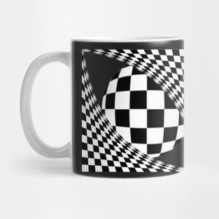 Abstract Chessboard Design 2 Mug